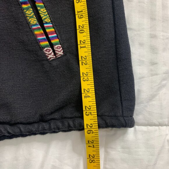 Handmade Boho / Himalayan-Style Hooded Jacket – Heavyweight Cotton -Unisex - Picture 9 of 13